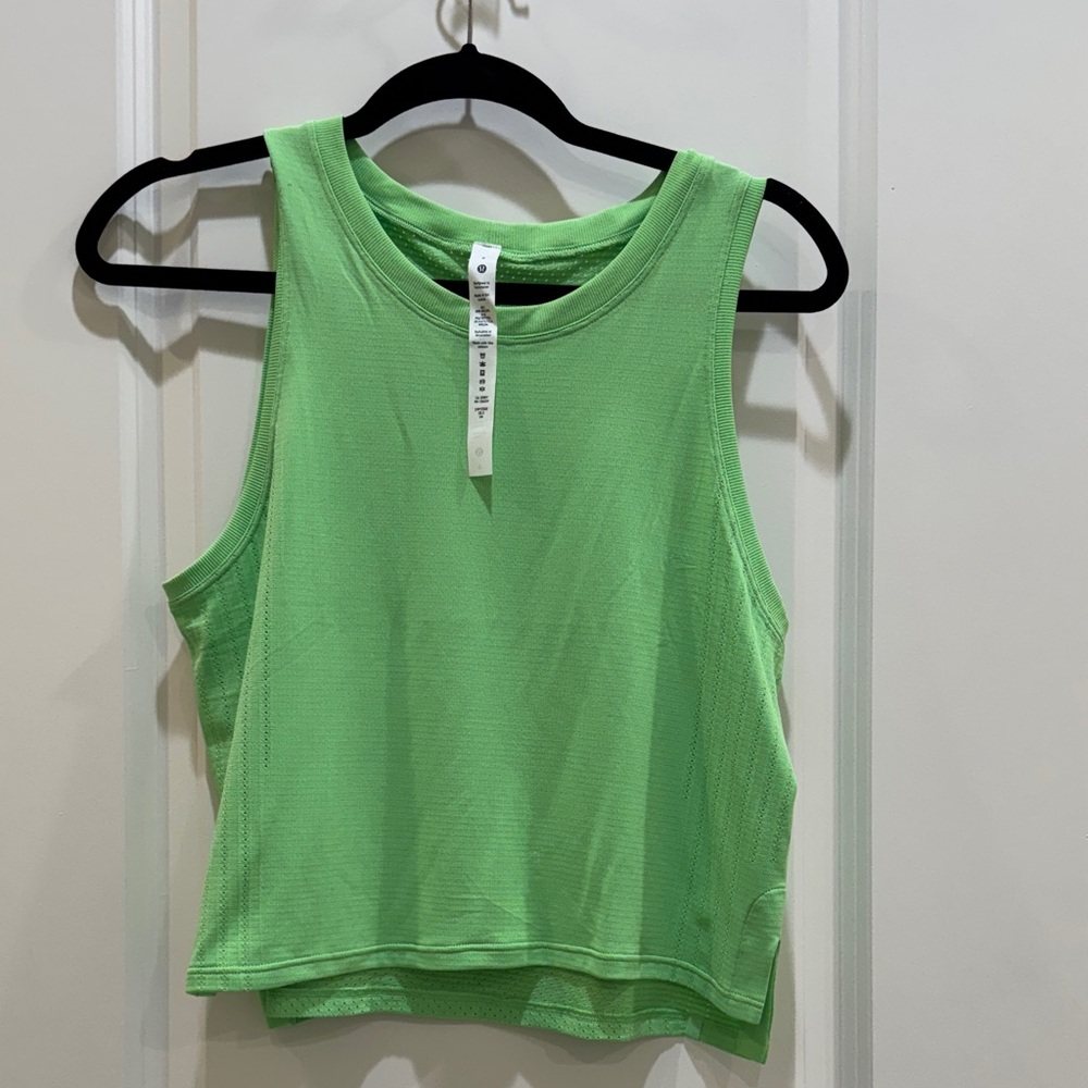Lululemon Athletica Lime Green Tank Top